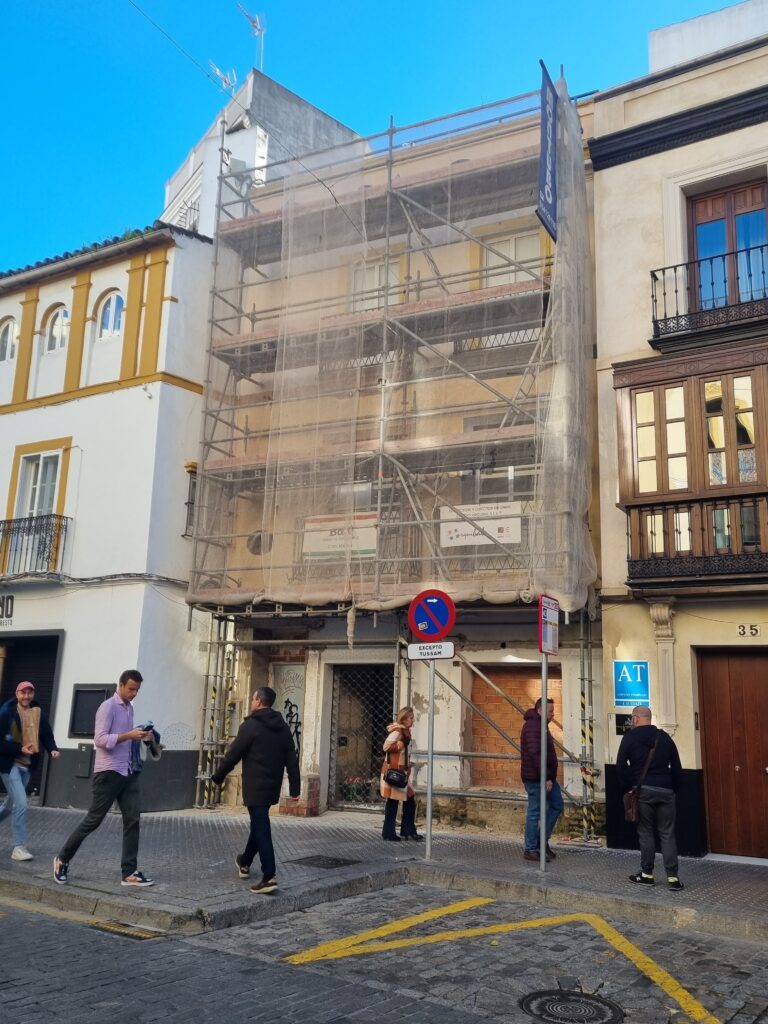 andamios fachada